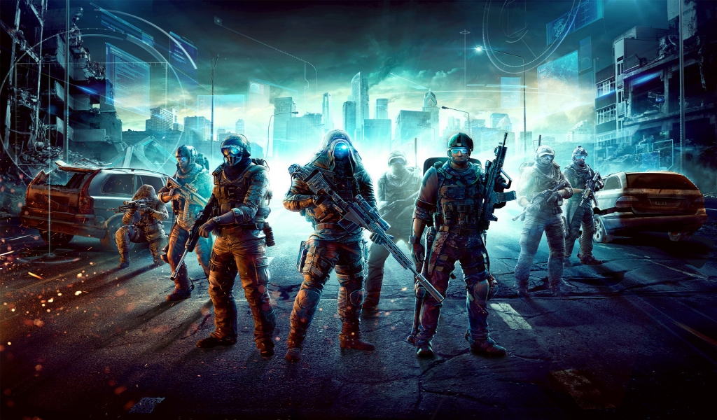 Ghost Recon Future Soldier Ubisoft for 1024 x 600 widescreen resolution