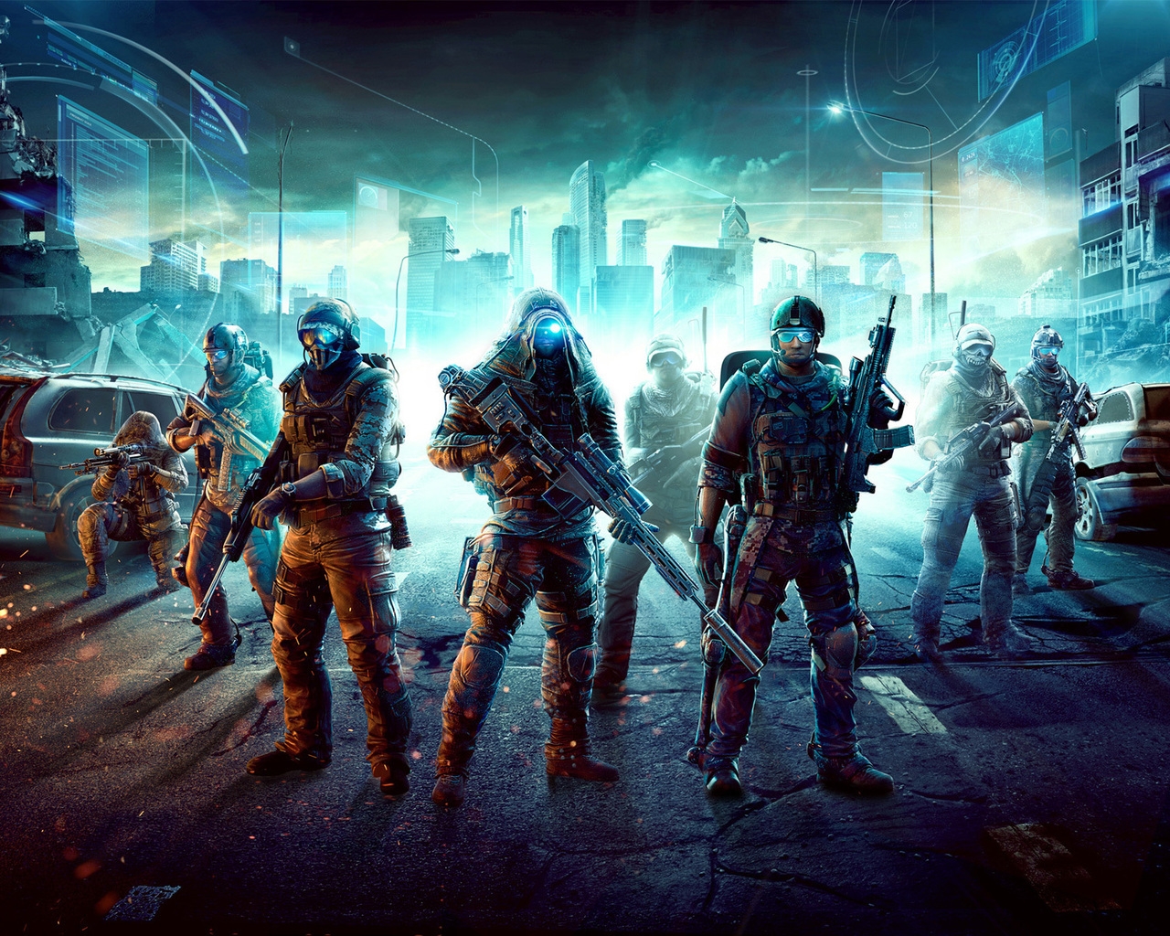 Ghost Recon Future Soldier Ubisoft for 1280 x 1024 resolution