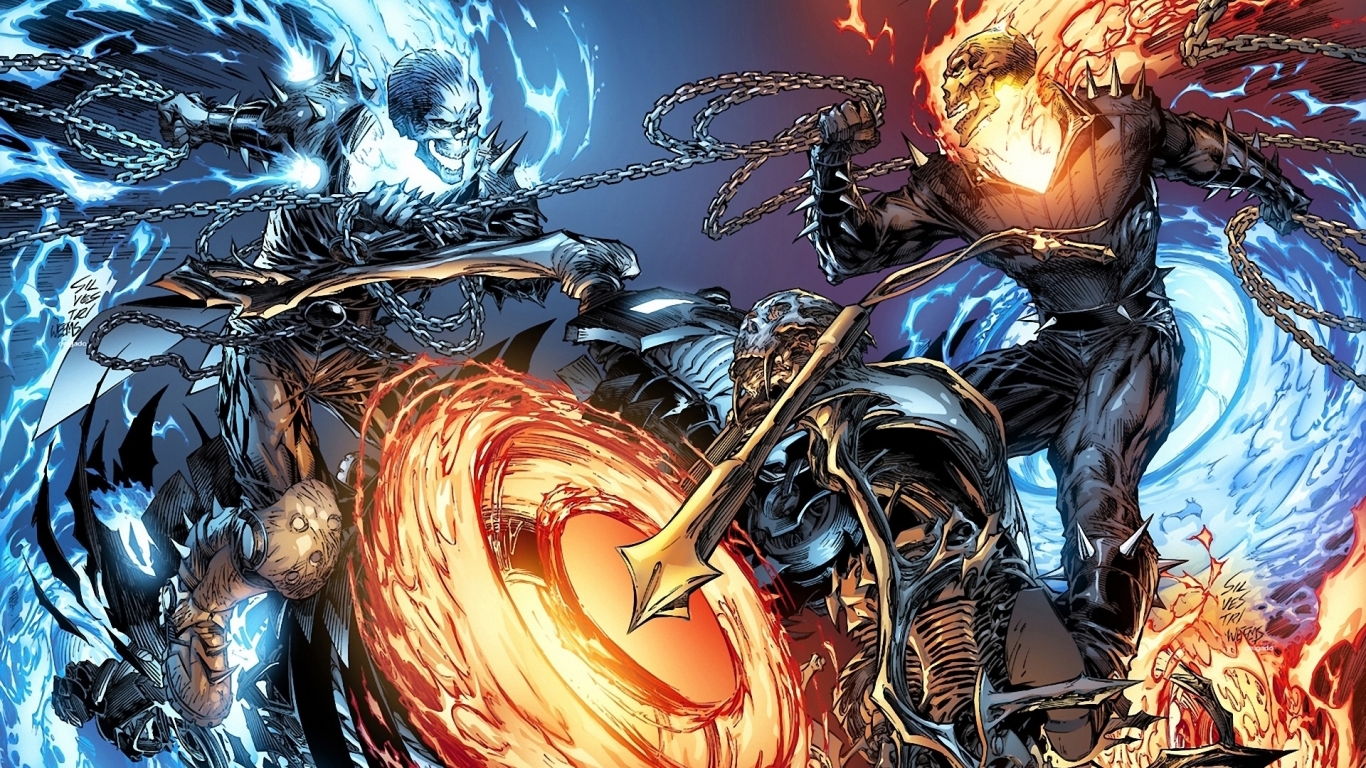 Ghost Rider for 1366 x 768 HDTV resolution