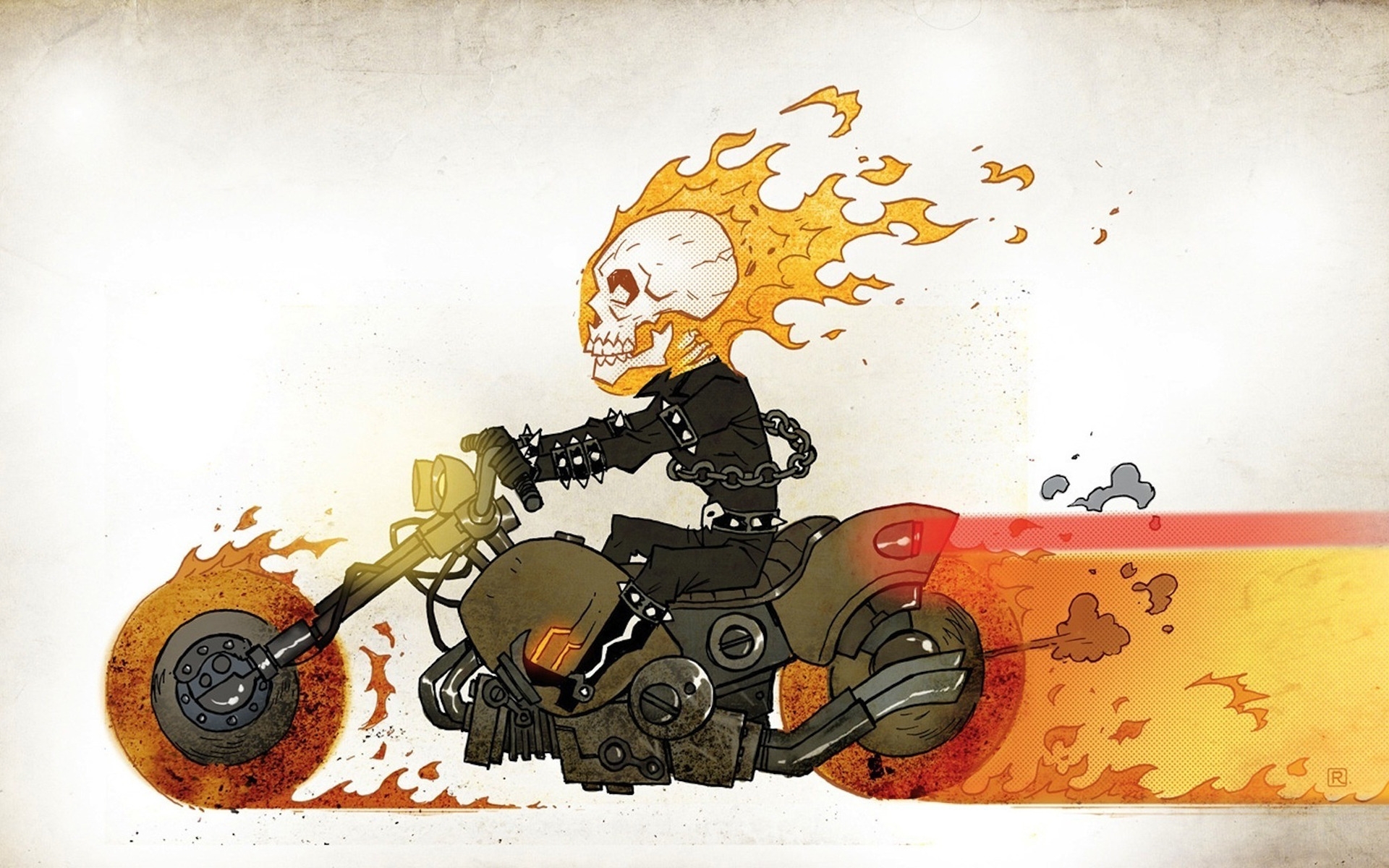 Ghost Rider Animated for 1920 x 1200 widescreen resolution