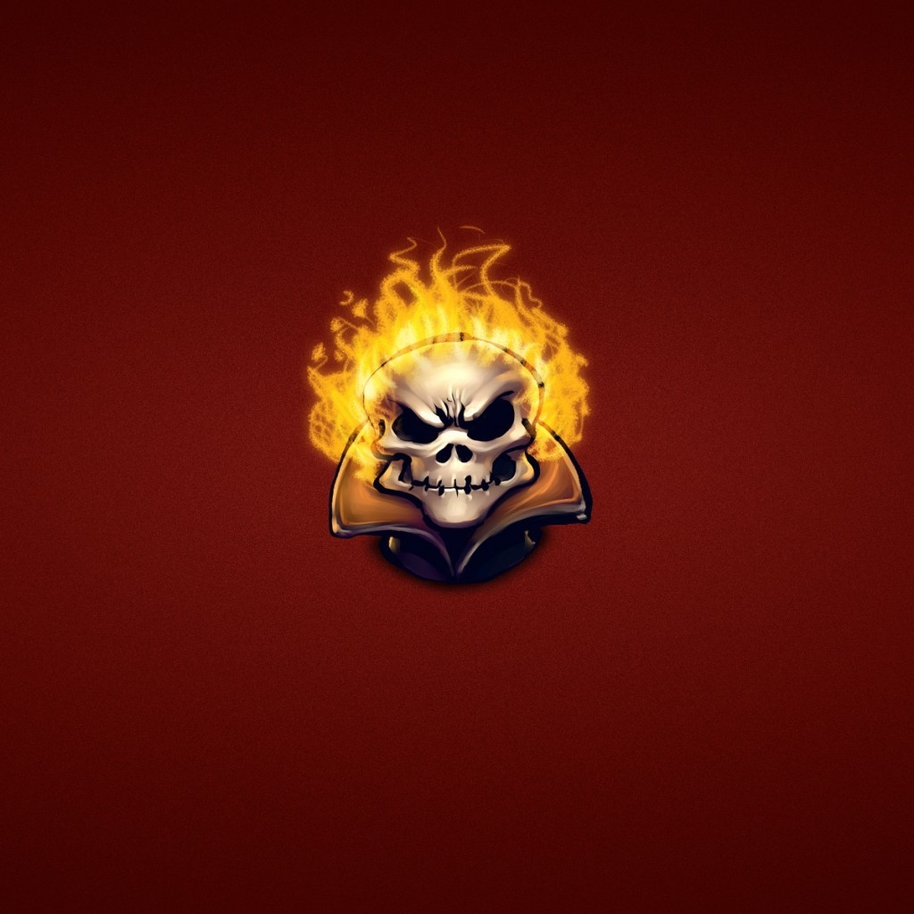 Ghost Rider Skeleton for 1024 x 1024 iPad resolution