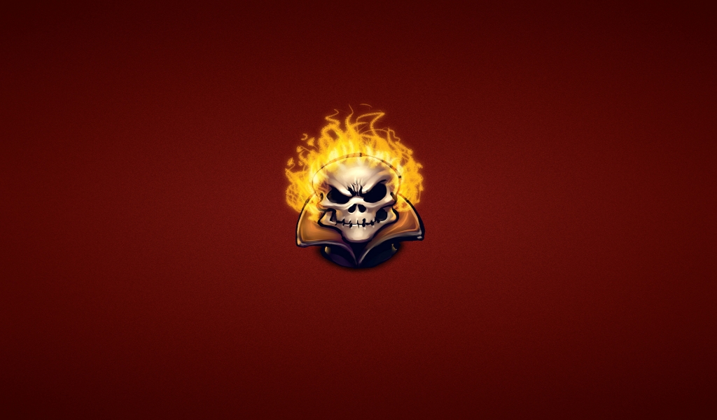 Ghost Rider Skeleton for 1024 x 600 widescreen resolution