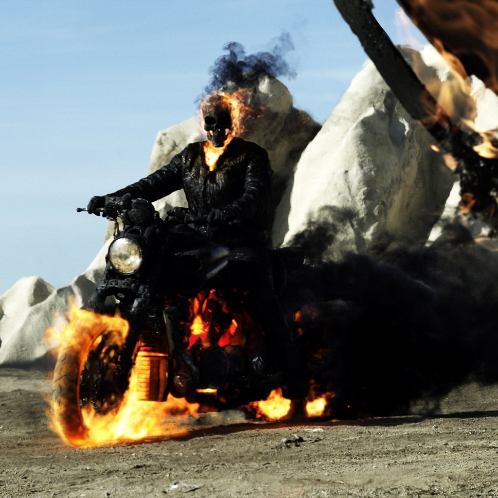 Ghost Rider Spirit of Vengeance 2012 for 1024 x 1024 iPad resolution