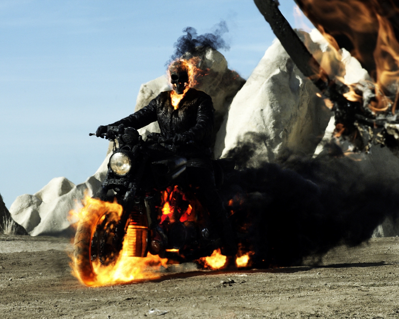 Ghost Rider Spirit of Vengeance 2012 for 1280 x 1024 resolution