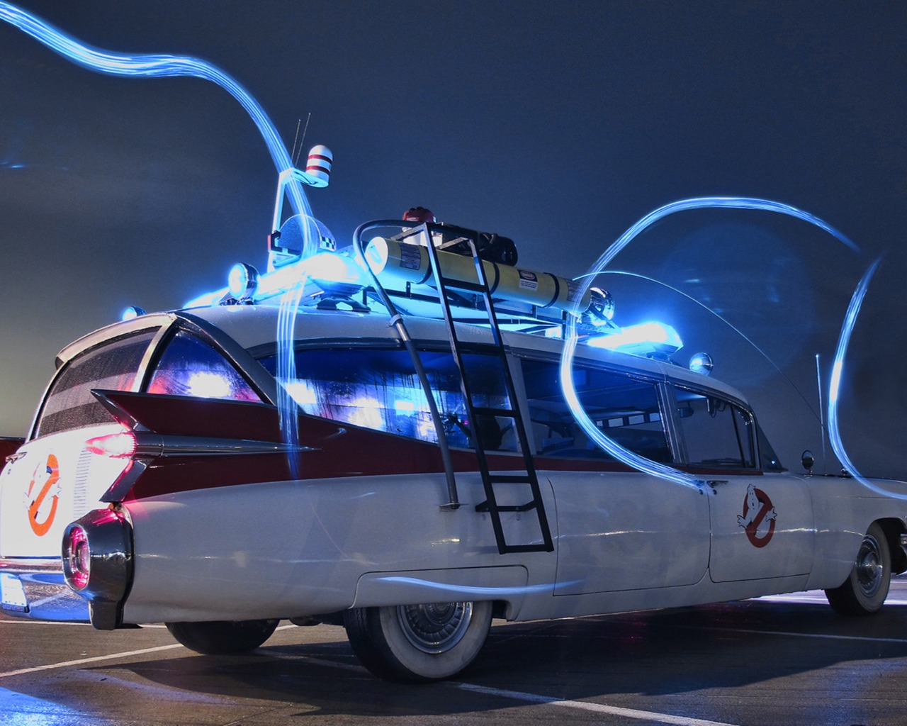 Ghostbusters Car for 1280 x 1024 resolution