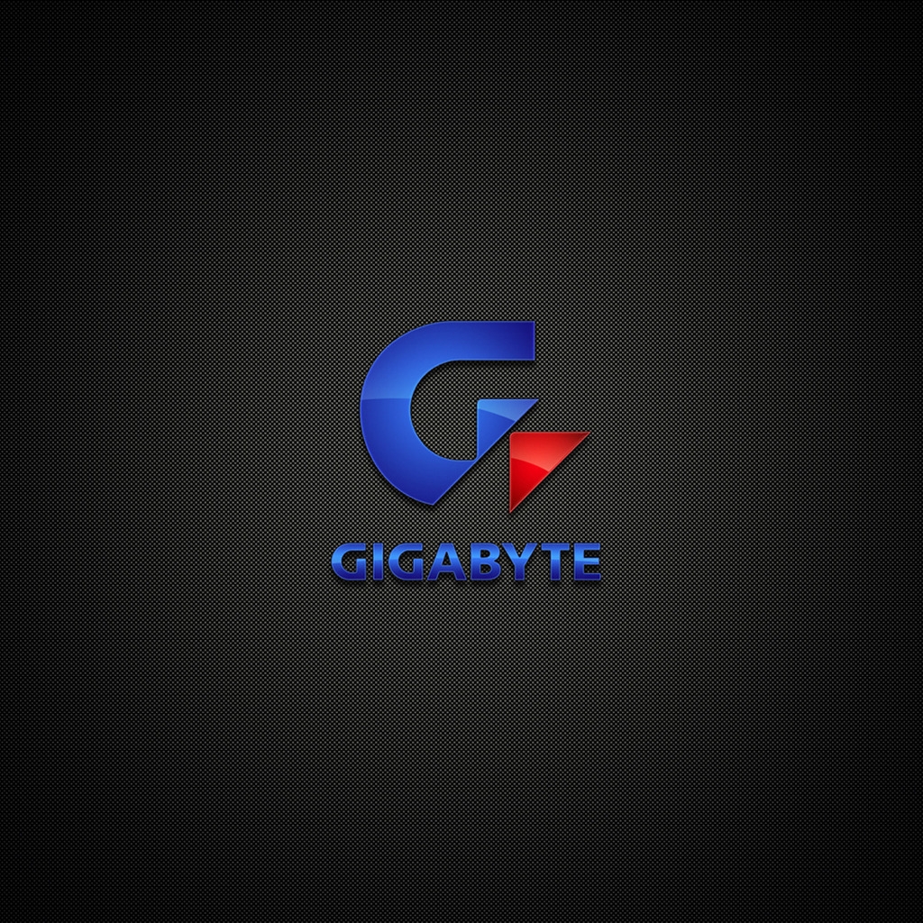 Gigabyte Logo for 1024 x 1024 iPad resolution