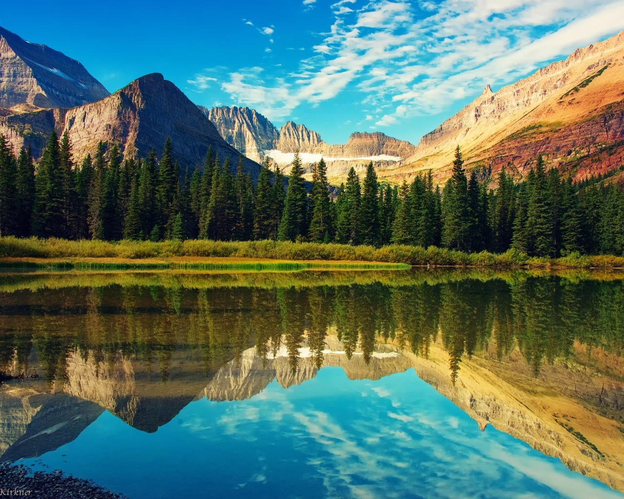Glacier National Park Landscape for 1280 x 1024 resolution