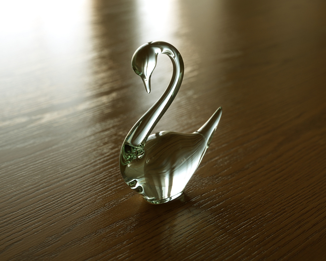 Glass Swan for 1280 x 1024 resolution