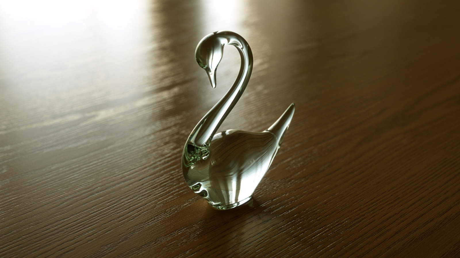 Glass Swan for 1600 x 900 HDTV resolution