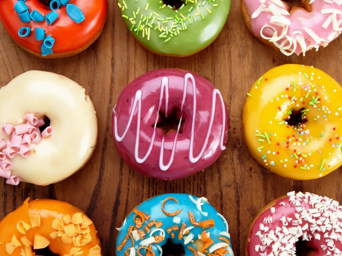 Glazed Donuts for 1152 x 864 resolution