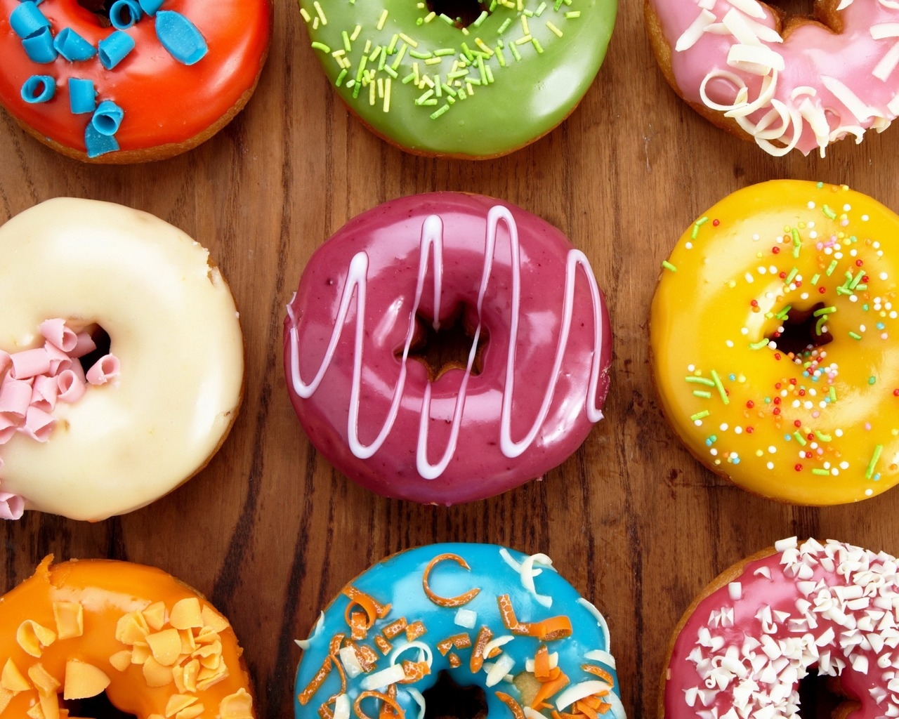 Glazed Donuts for 1280 x 1024 resolution