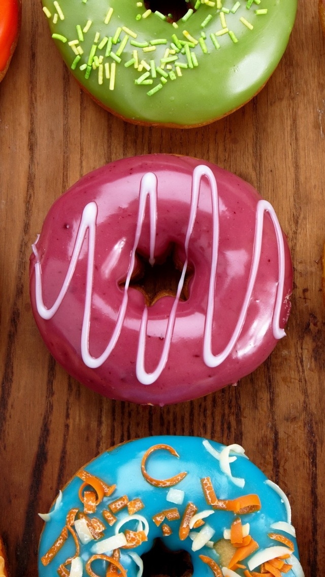 Glazed Donuts for 640 x 1136 iPhone 5 resolution