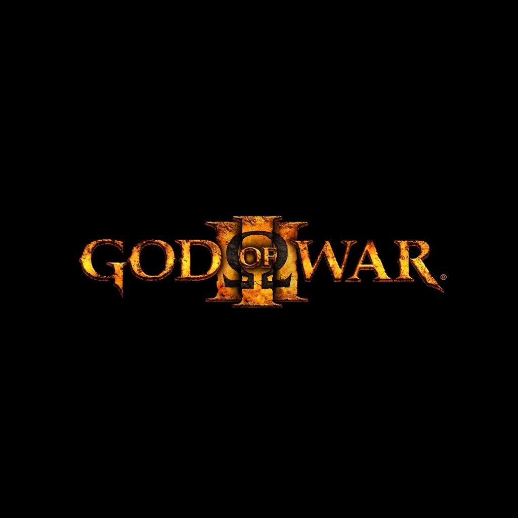 God of War 3 Logo for 1024 x 1024 iPad resolution