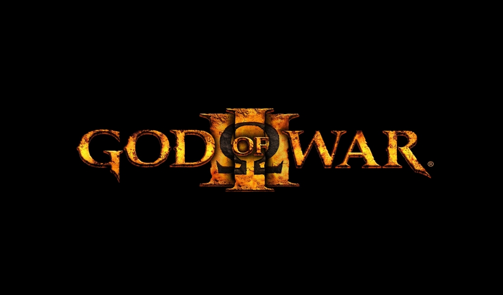 God of War 3 Logo for 1024 x 600 widescreen resolution