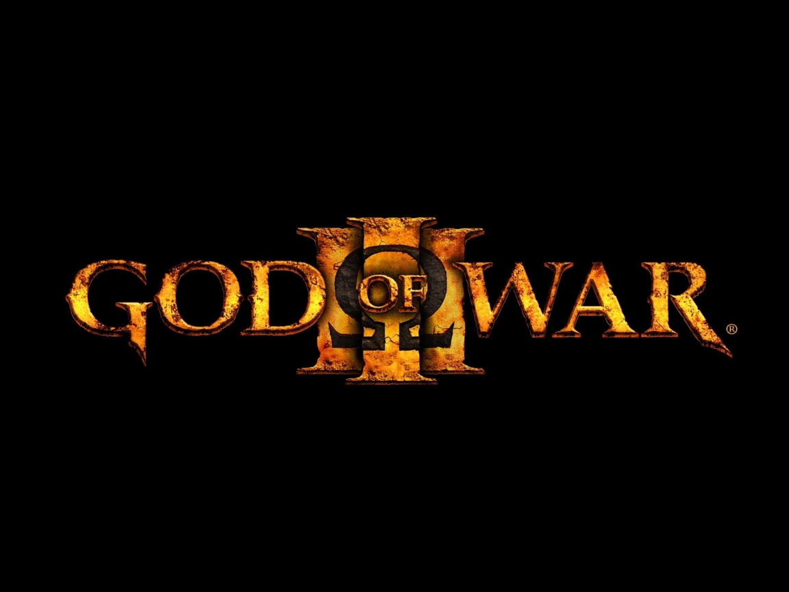 God of War 3 Logo for 1152 x 864 resolution