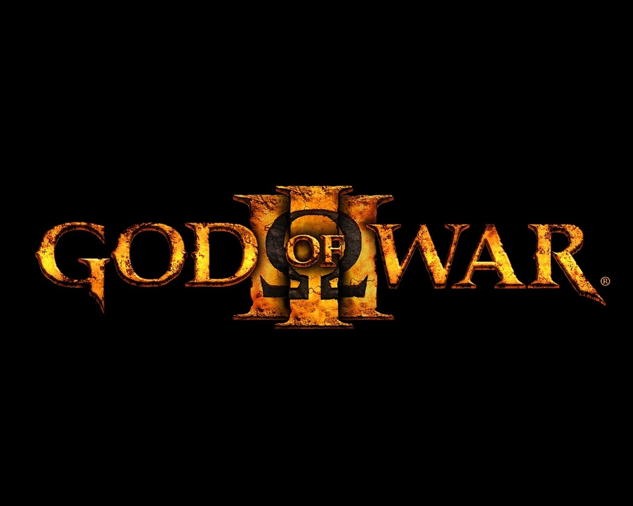 God of War 3 Logo for 1280 x 1024 resolution