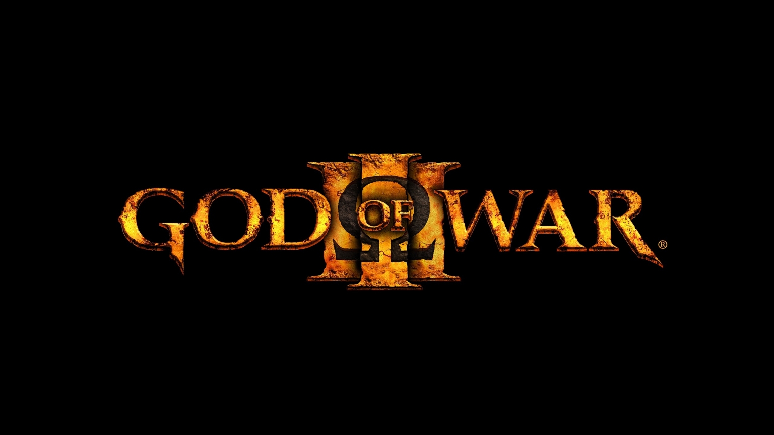 God of War 3 Logo for 1536 x 864 HDTV resolution