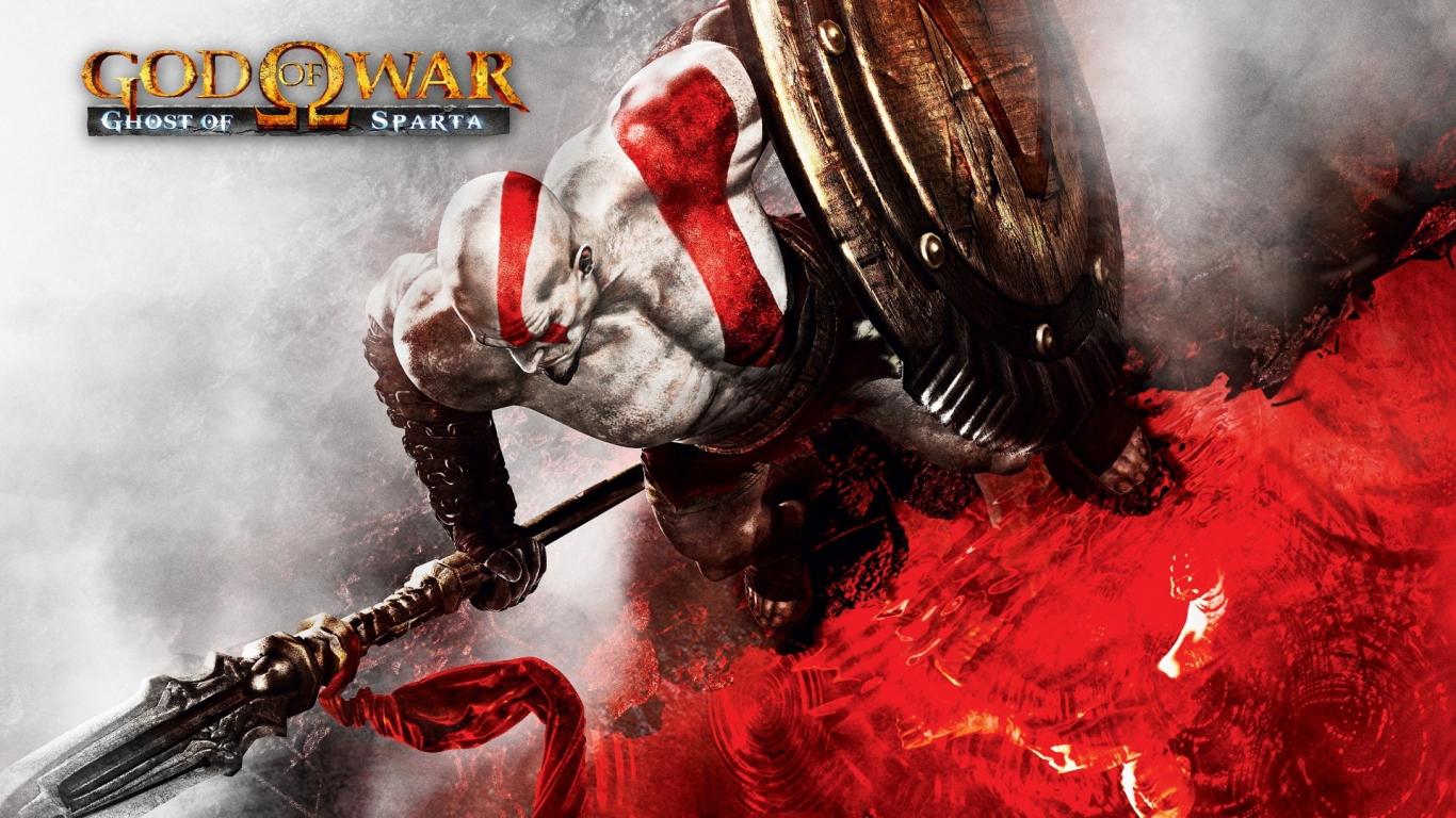 God of War Ghost of Sparta for 1366 x 768 HDTV resolution