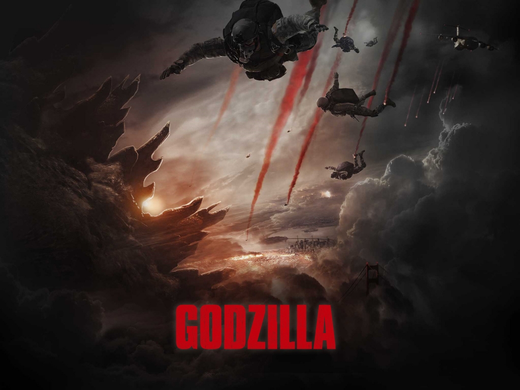 Godzilla 2014 Movie for 1024 x 768 resolution