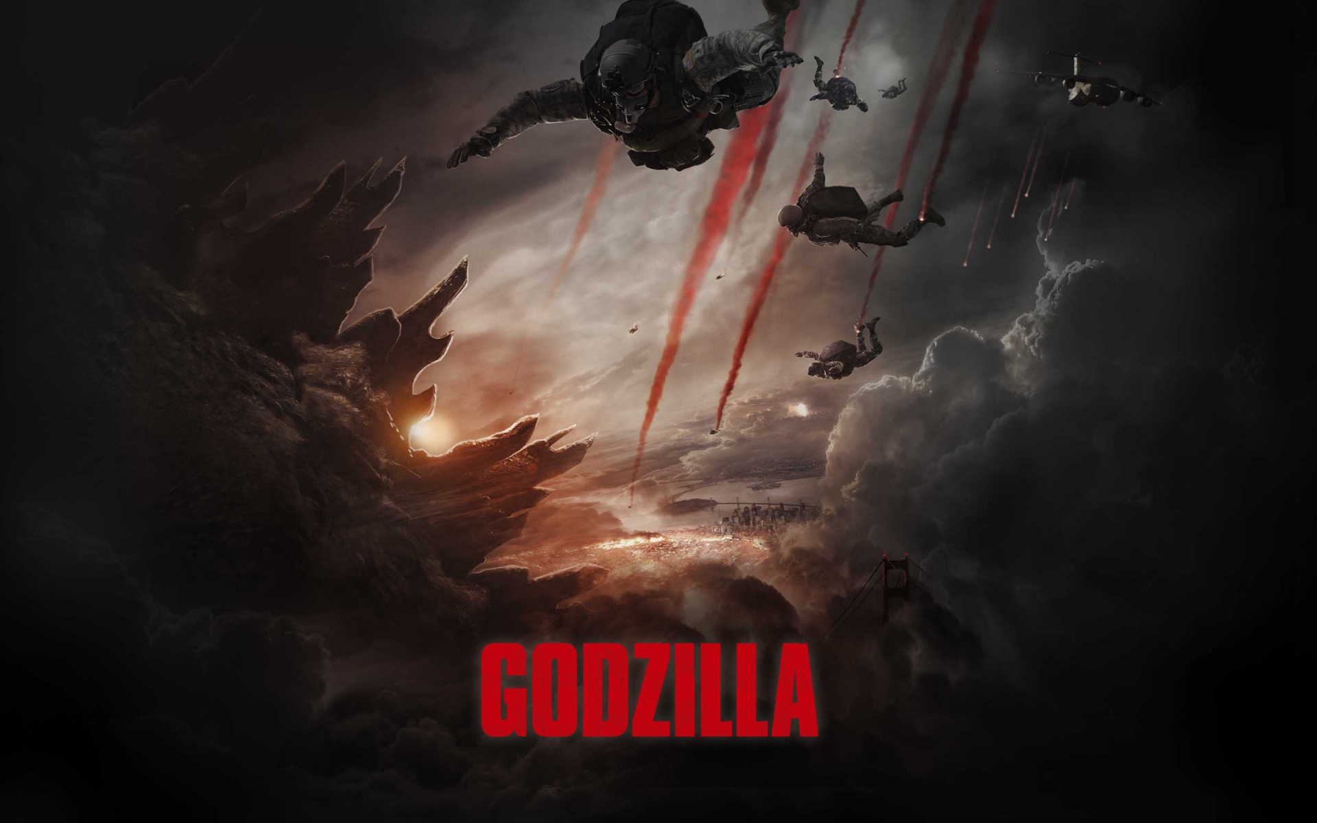 Godzilla 2014 Movie for 1920 x 1200 widescreen resolution