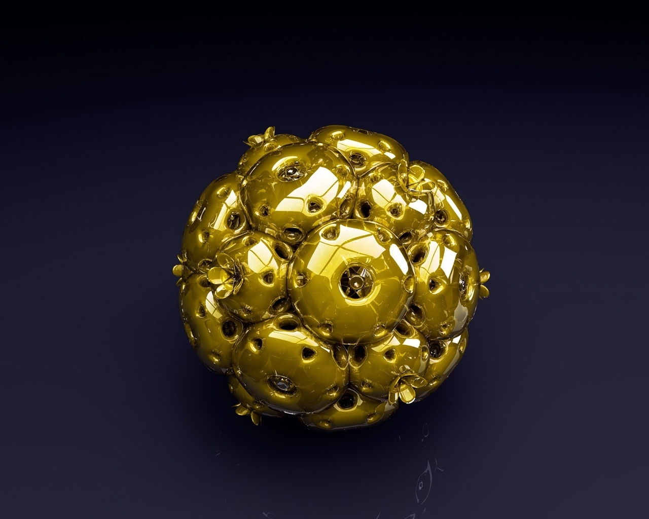 Gold Ball for 1280 x 1024 resolution