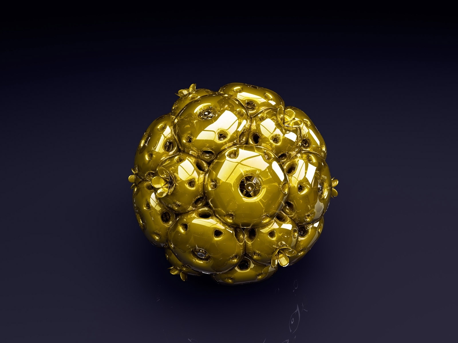 Gold Ball for 1600 x 1200 resolution