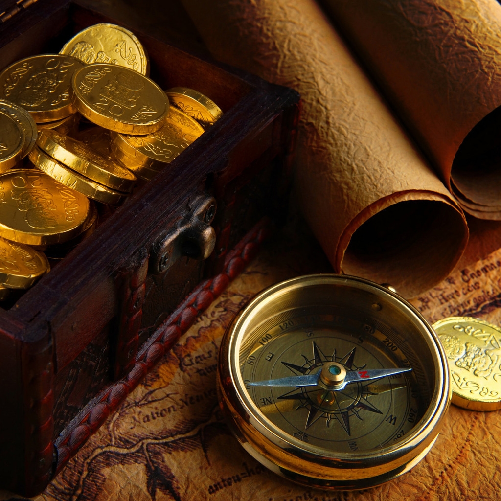 Gold Coins for 1024 x 1024 iPad resolution