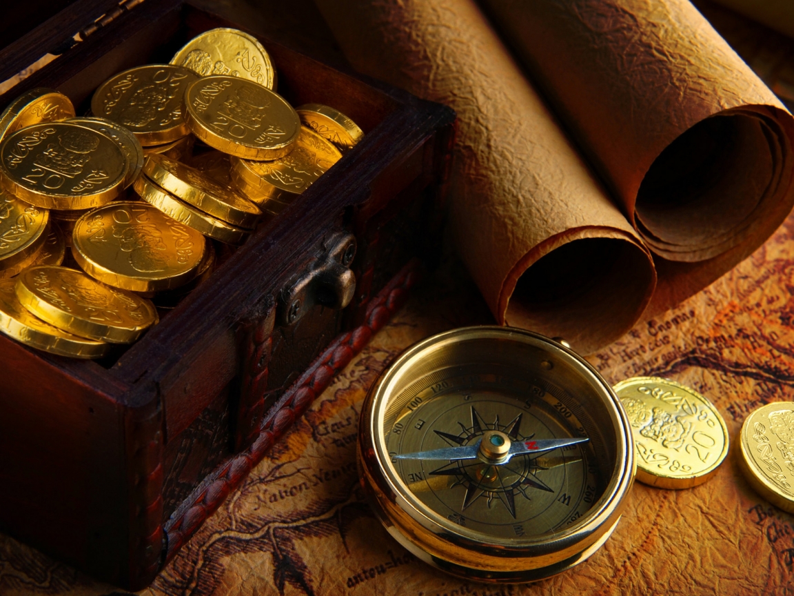 Gold Coins for 1152 x 864 resolution