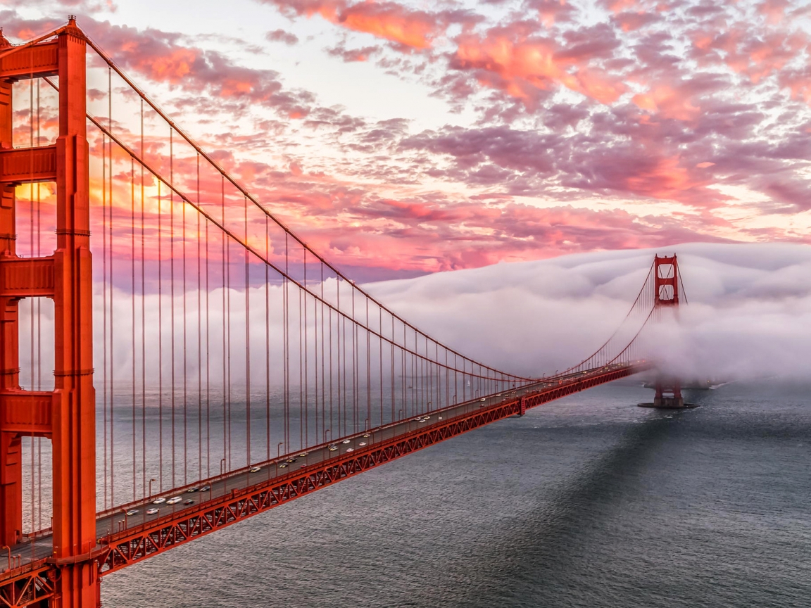 Golden Gate Bridge in San Francisco for 1152 x 864 resolution