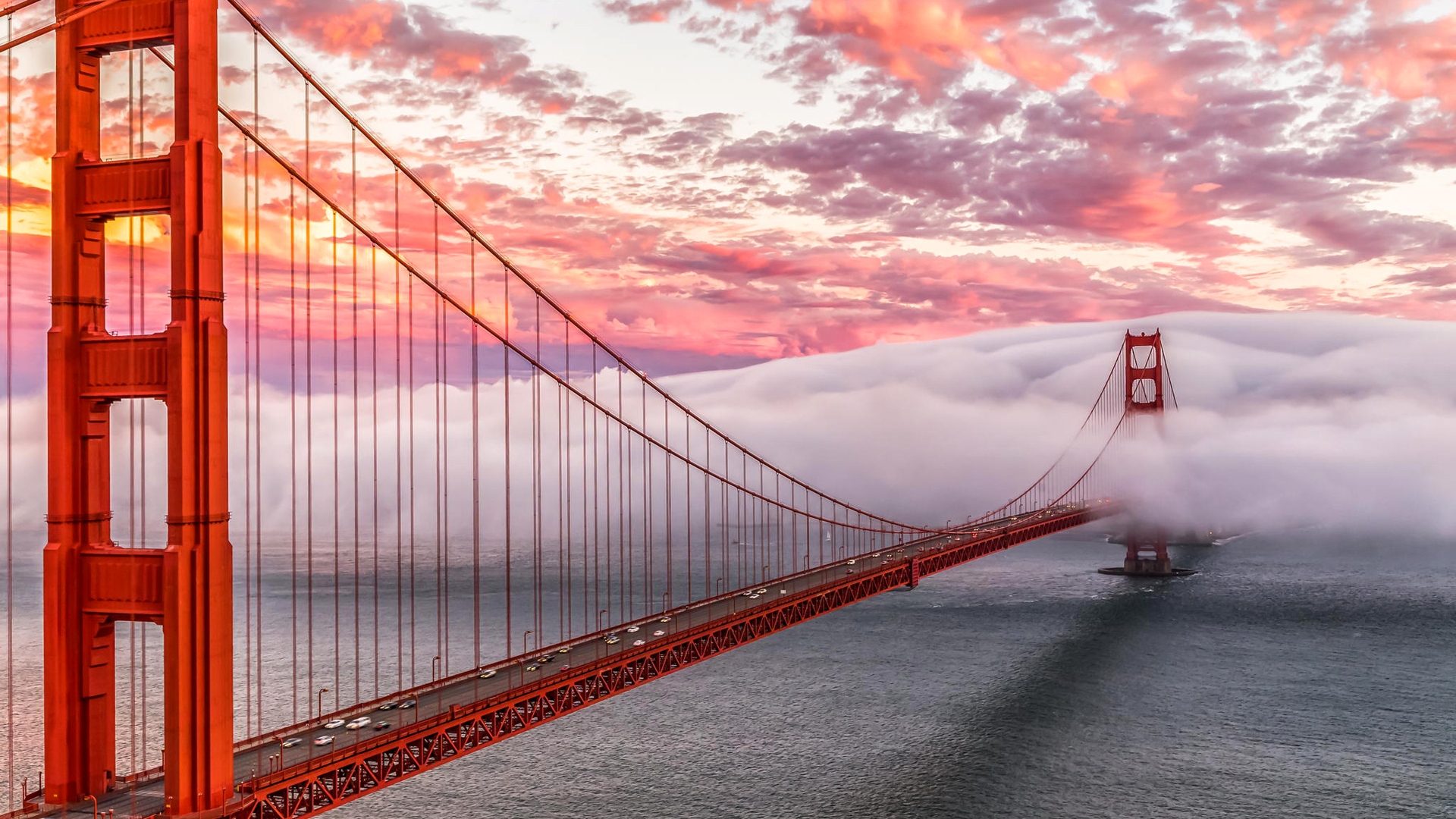 Golden Gate Bridge in San Francisco for 1920 x 1080 HDTV 1080p resolution