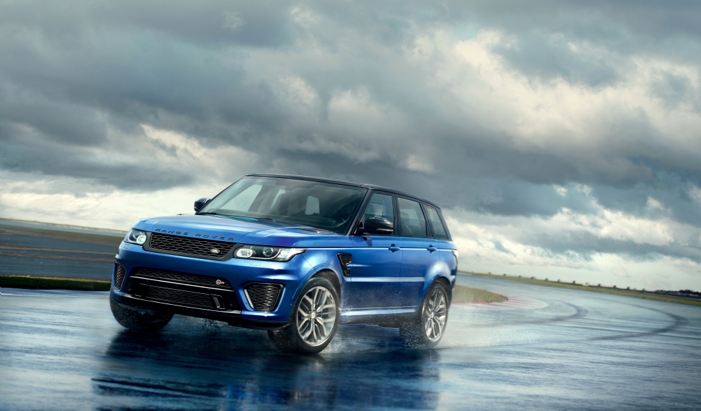 Gorgeous Blue Range Rover for 1024 x 600 widescreen resolution
