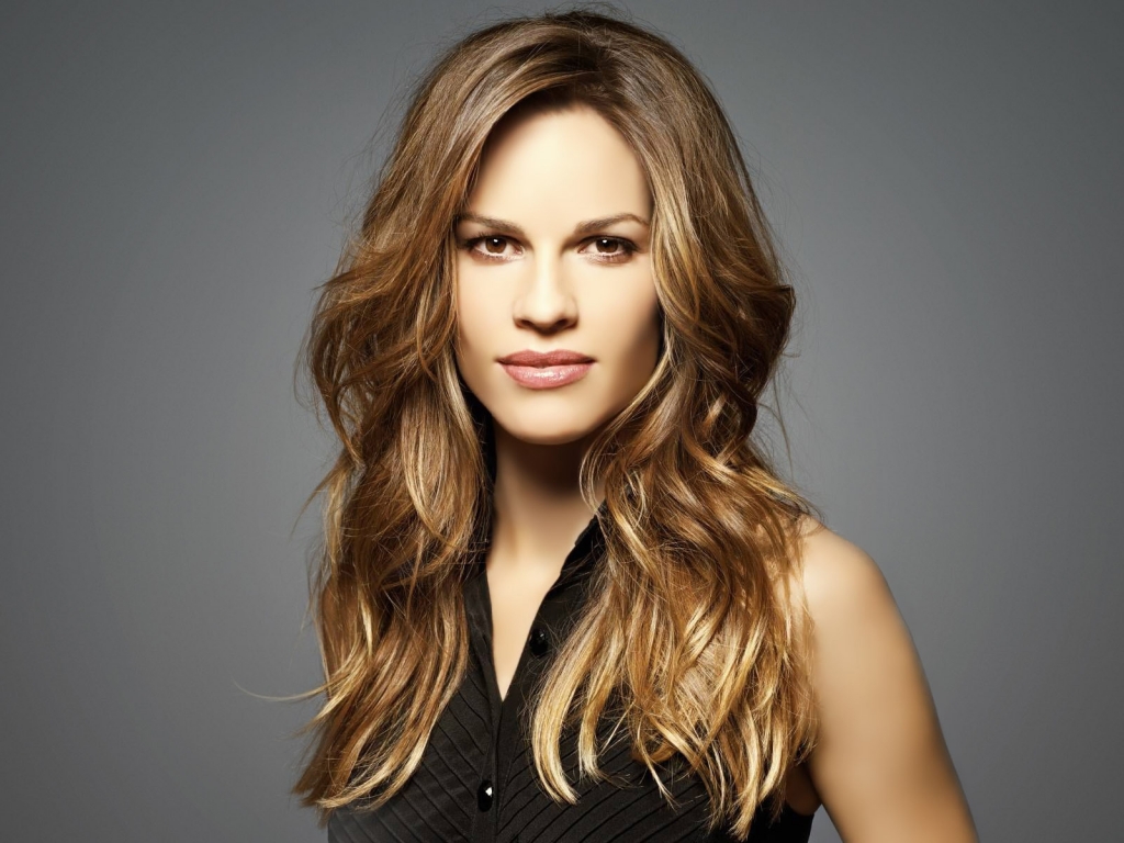 Gorgeous Hilary Swank for 1024 x 768 resolution