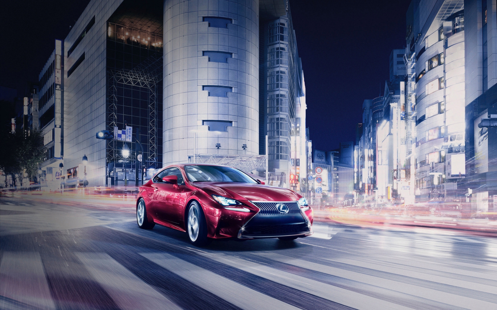 Gorgeous Lexus RC Coupe for 1680 x 1050 widescreen resolution