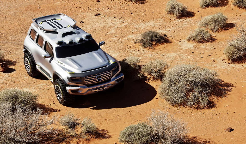 Gorgeous Mercedes SUV Concept for 1024 x 600 widescreen resolution