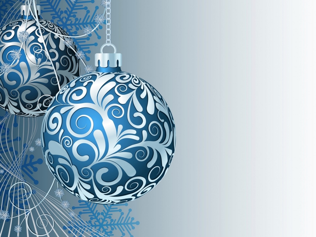 Gorgeous Ornaments for Christmas for 1024 x 768 resolution
