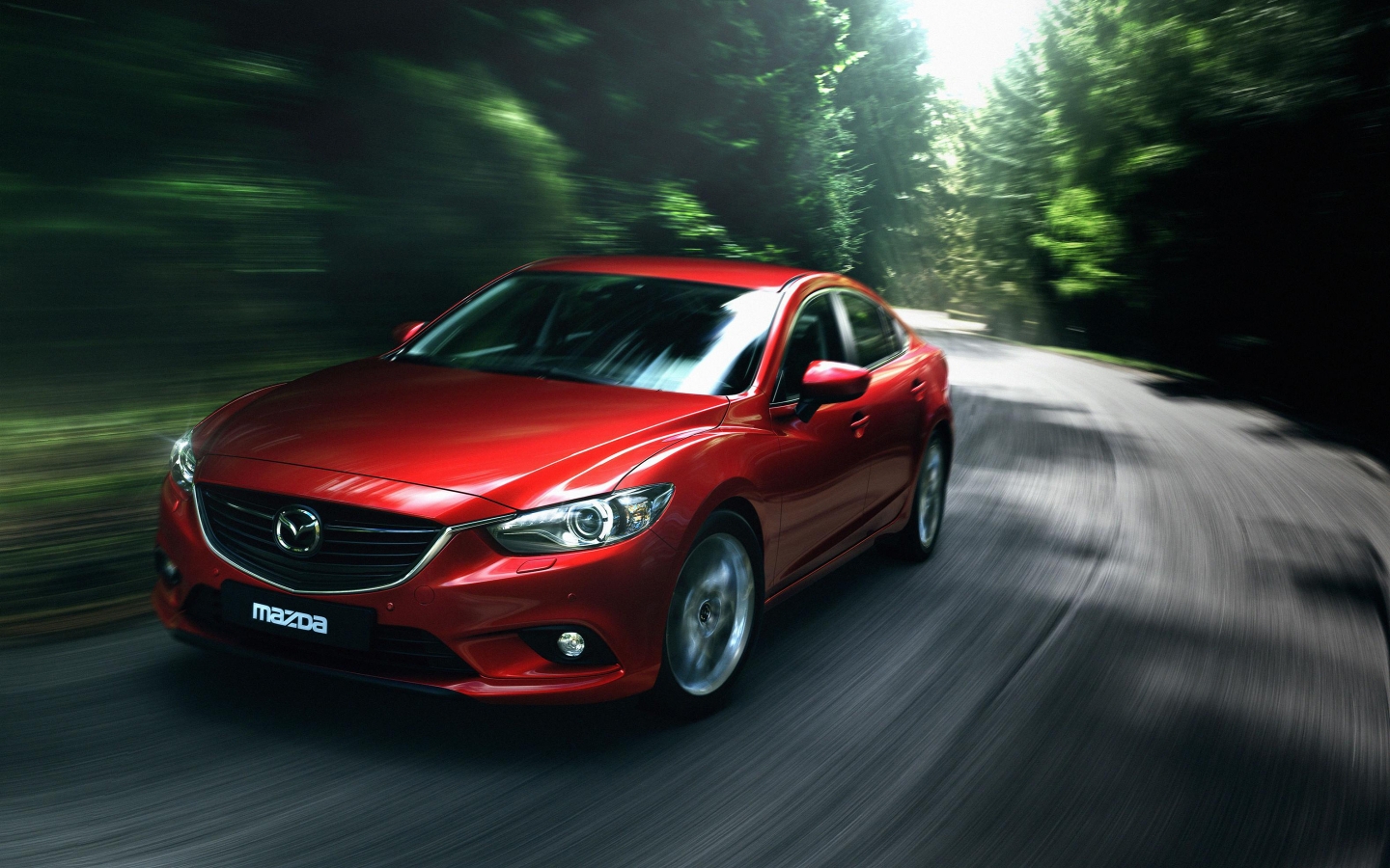Gorgeous Red Mazda 6 for 1440 x 900 widescreen resolution