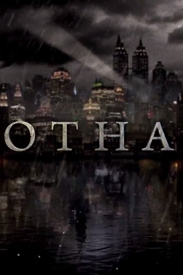 Gotham TV Series Logo for 640 x 960 iPhone 4 resolution