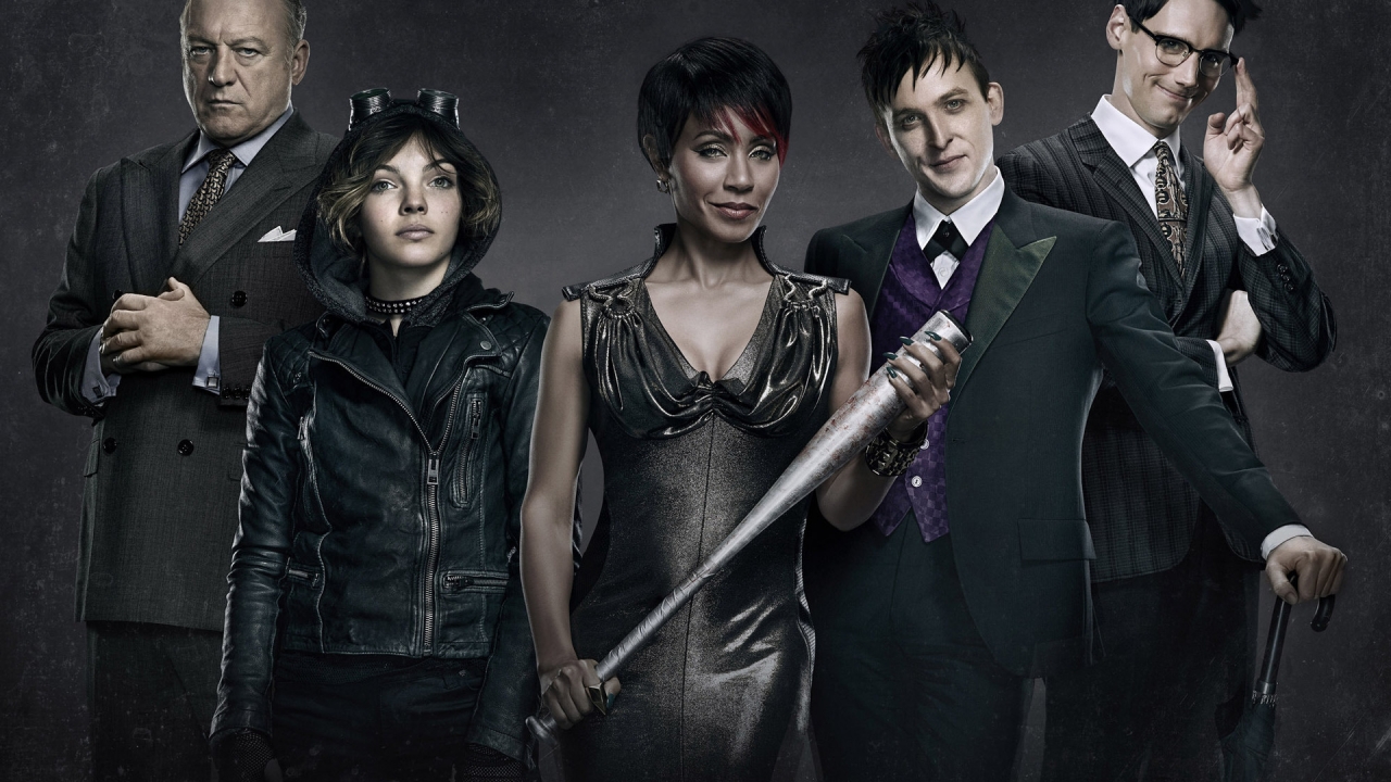Gotham Villain Cast for 1280 x 720 HDTV 720p resolution