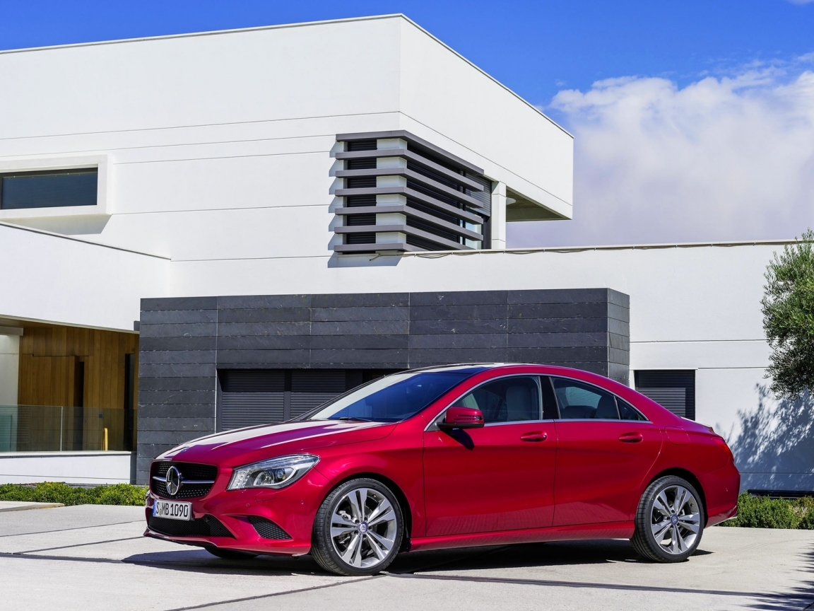 Gourgeous CLA Mercedes  for 1152 x 864 resolution