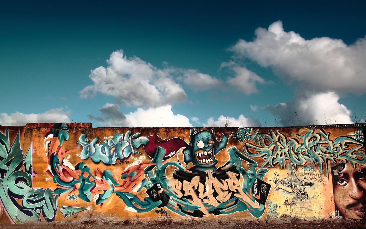 Graffiti Wall for 1280 x 800 widescreen resolution