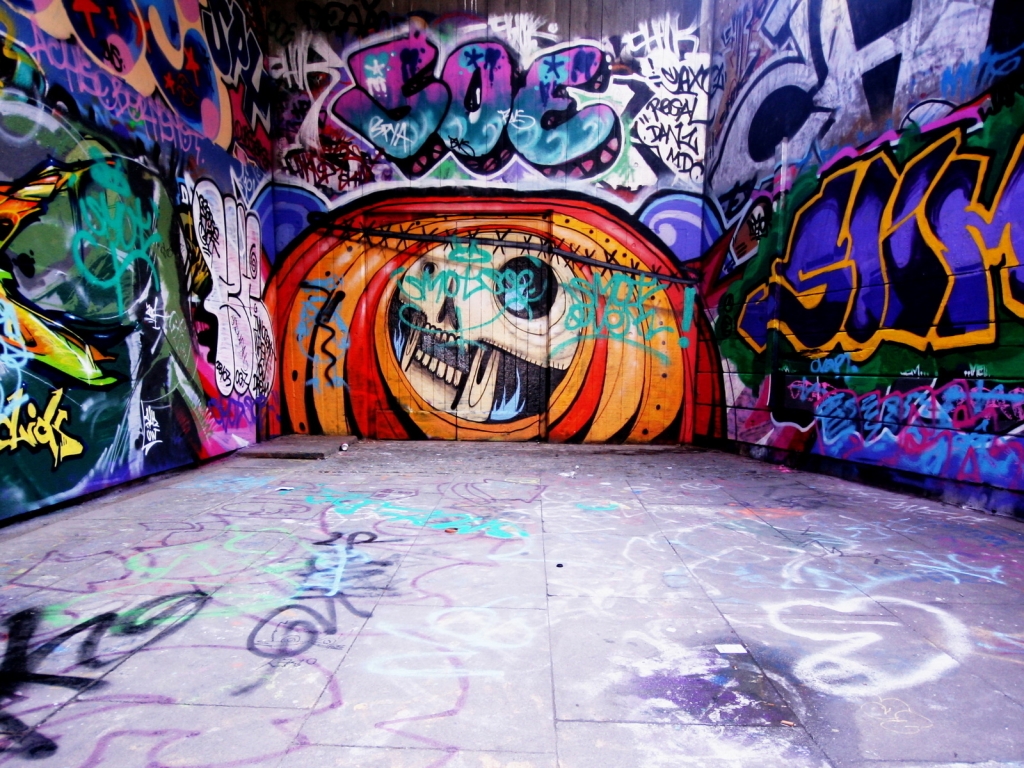 Graffiti Wall Art for 1024 x 768 resolution