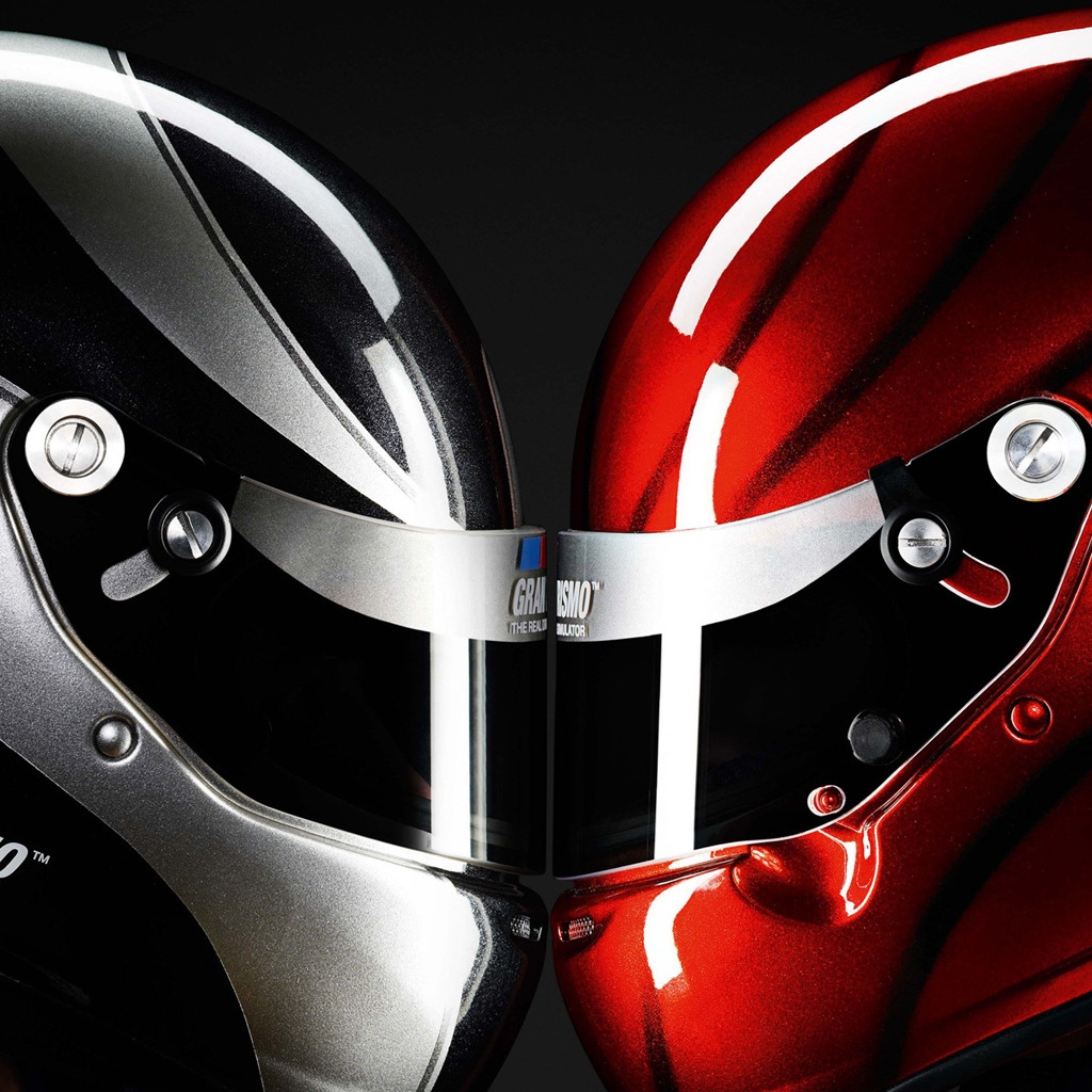 Gran Turismo Helmets for 1024 x 1024 iPad resolution