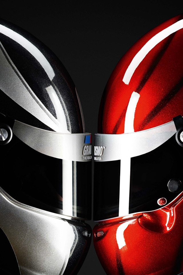 Gran Turismo Helmets for 640 x 960 iPhone 4 resolution