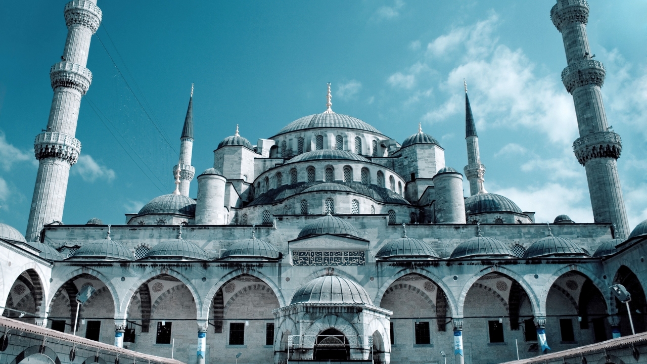 Grand Mosque Istanbul for 1280 x 720 HDTV 720p resolution