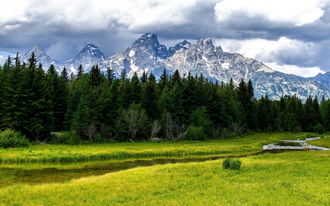 Grand Teton National Park for 1280 x 800 widescreen resolution