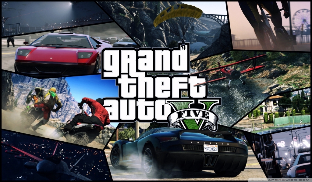 Grand Theft Auto 5  for 1024 x 600 widescreen resolution