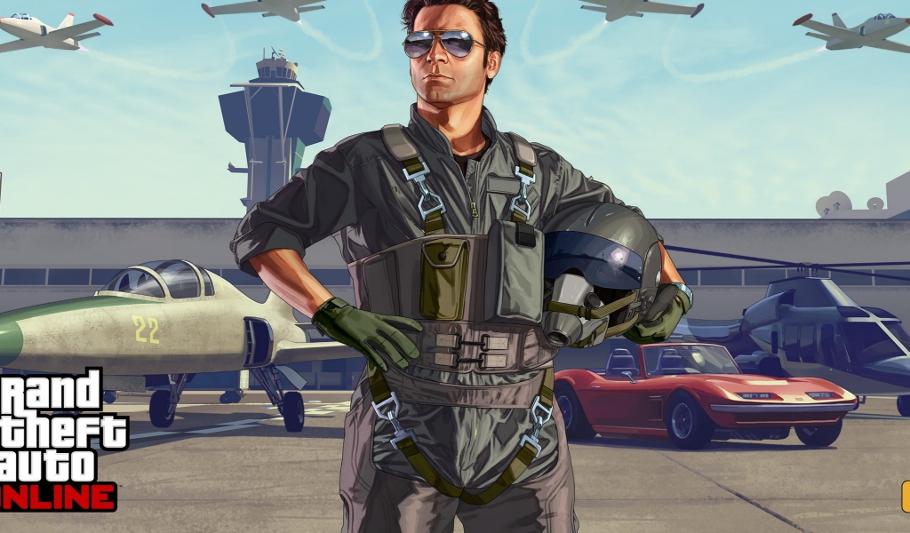 Grand Theft Online for 1024 x 600 widescreen resolution