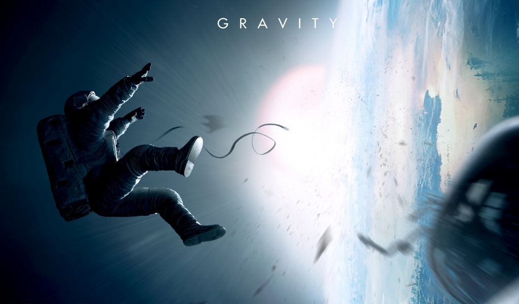 Gravity Movie for 1024 x 600 widescreen resolution