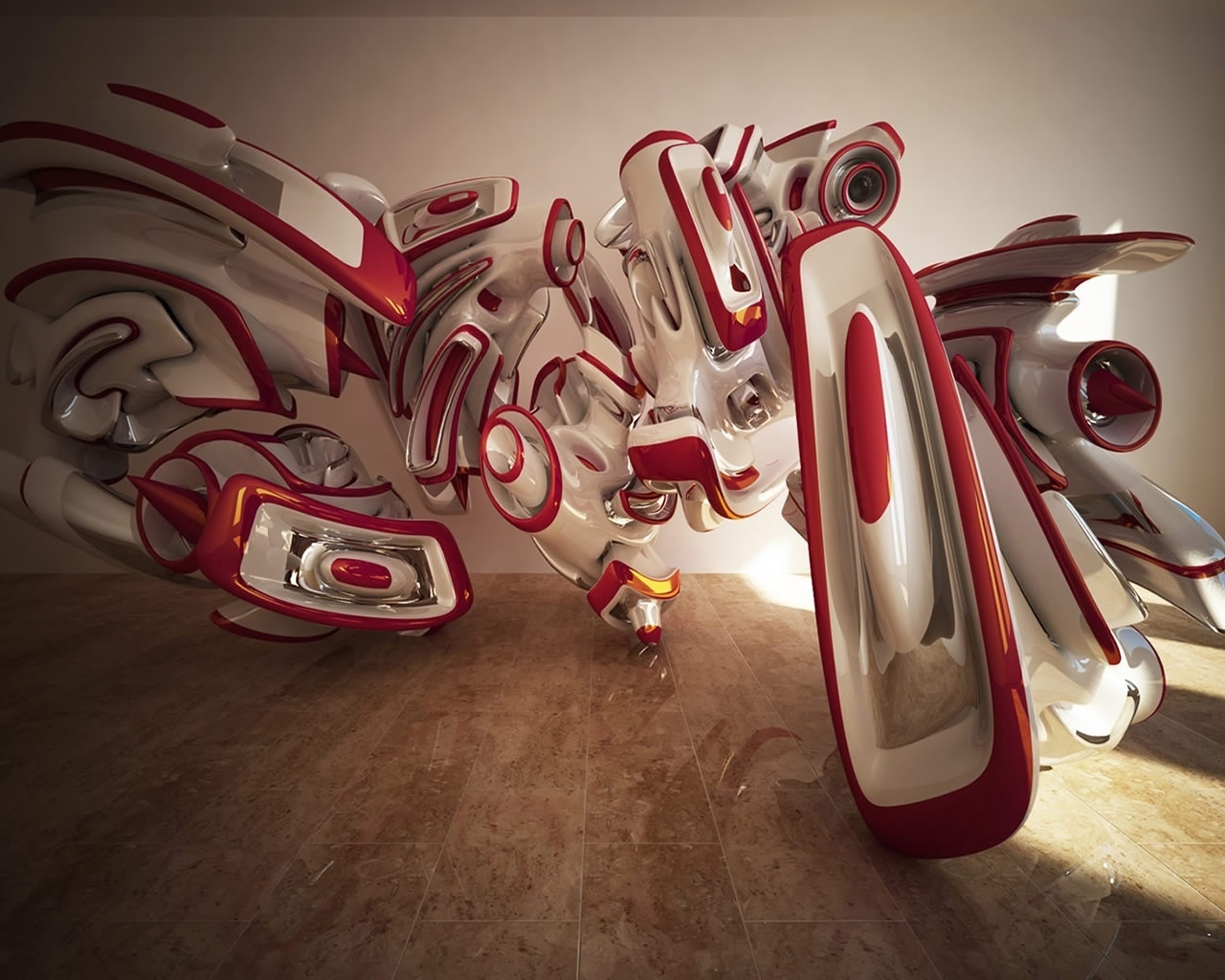 Great 3D abstract for 1280 x 1024 resolution