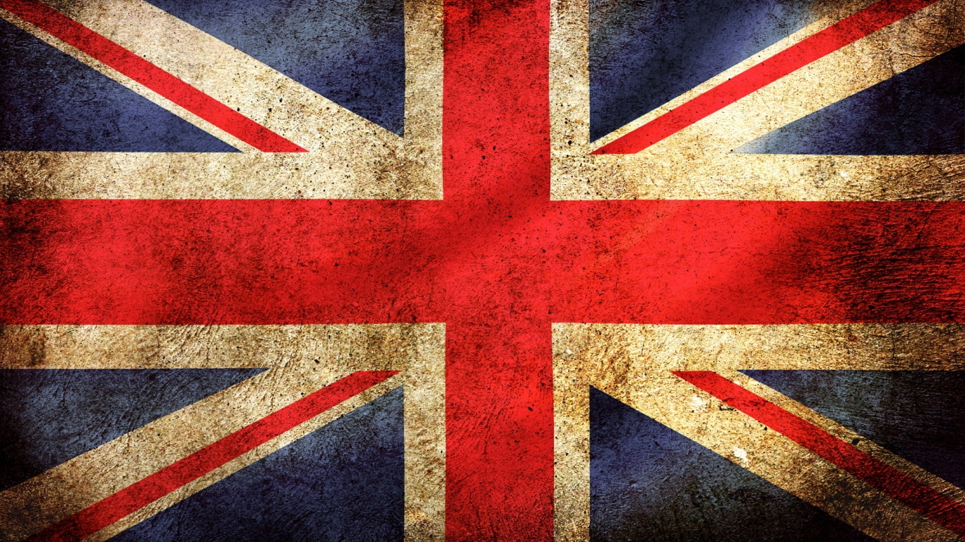 Great Britain Flag for 1366 x 768 HDTV resolution